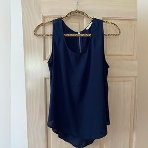 Cute Navy blue sheer top from Francesca’s